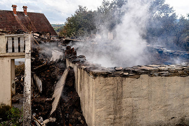 Professional Fire Damage Removal technician working in Brandon, FL